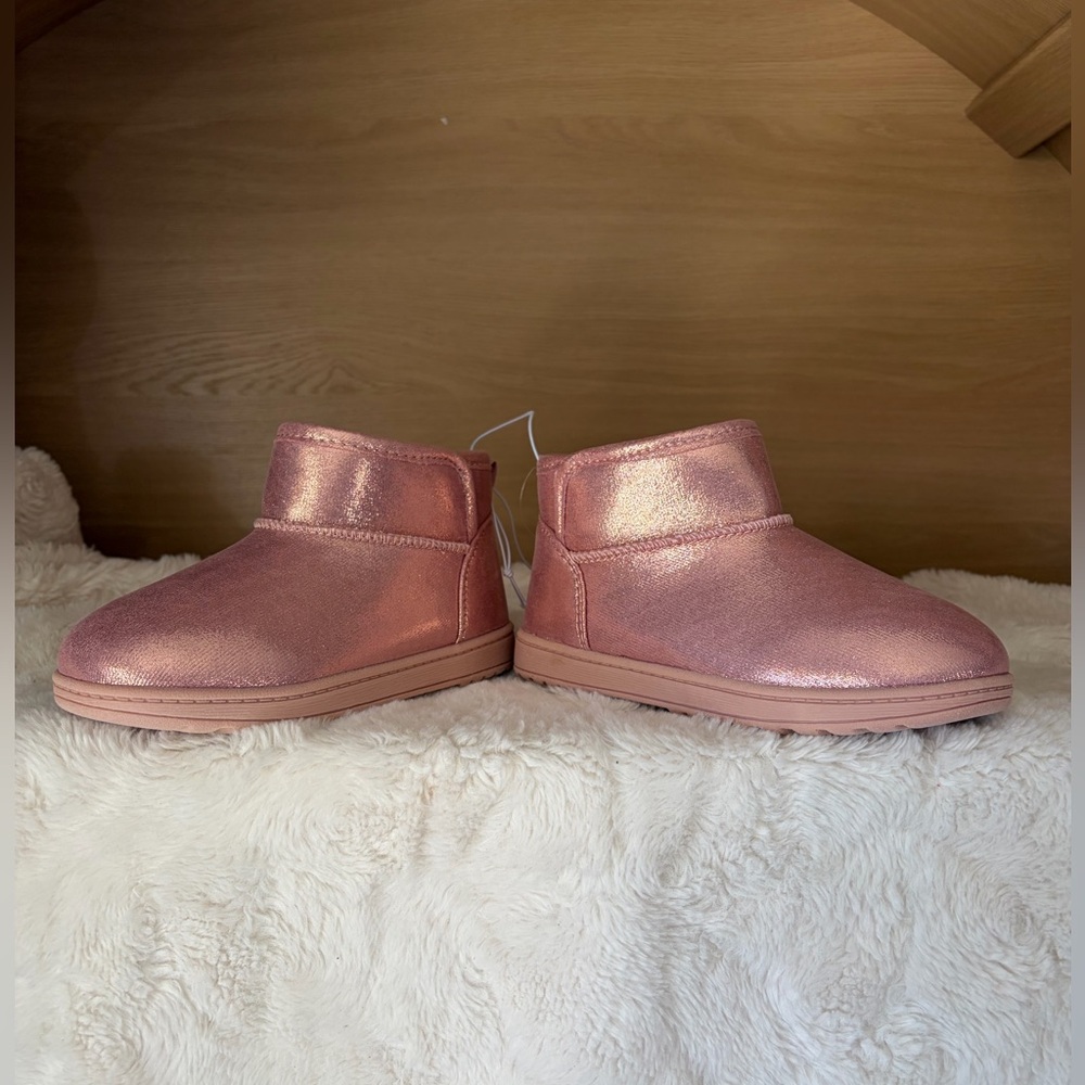 ✨$19✨NWT•Jumping Beans Nala Toddler Girls Ankle Boots | Pink Sparkle | 10 T - Picture 6 of 9